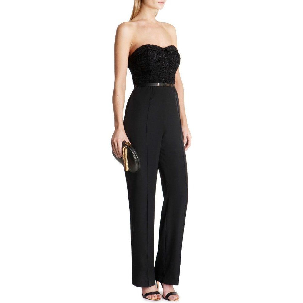 TED BAKER Karlina Jumpsuit Size 4 Black